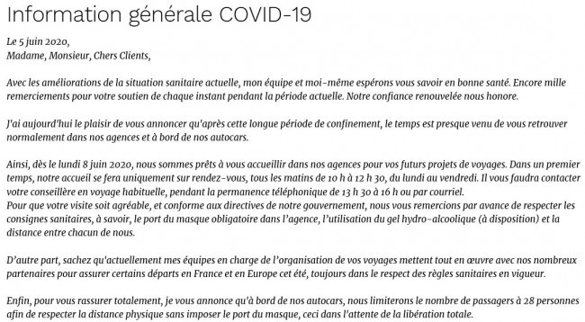Information generale