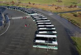 Parc autocars © S. Bonnardot