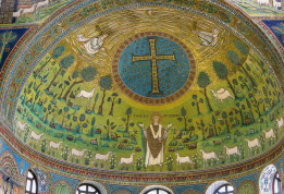 Mosaïques, basilique de San Vitale, Ravenne