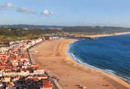 Panorama de Nazaré, Portugal