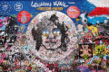 Mur John Lennon à Prague © T. Michel
