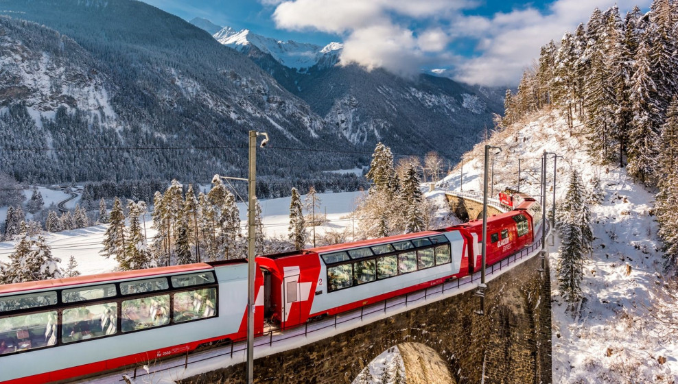 Glacier Express hiver © RS TOURS