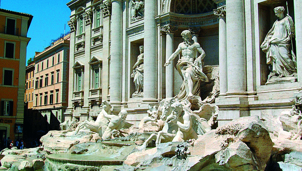 La fontaine de Trévi